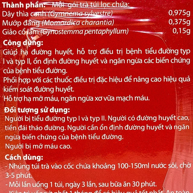 Trà Diabetna Nam Dược (25 gói) - Thumbnail 2